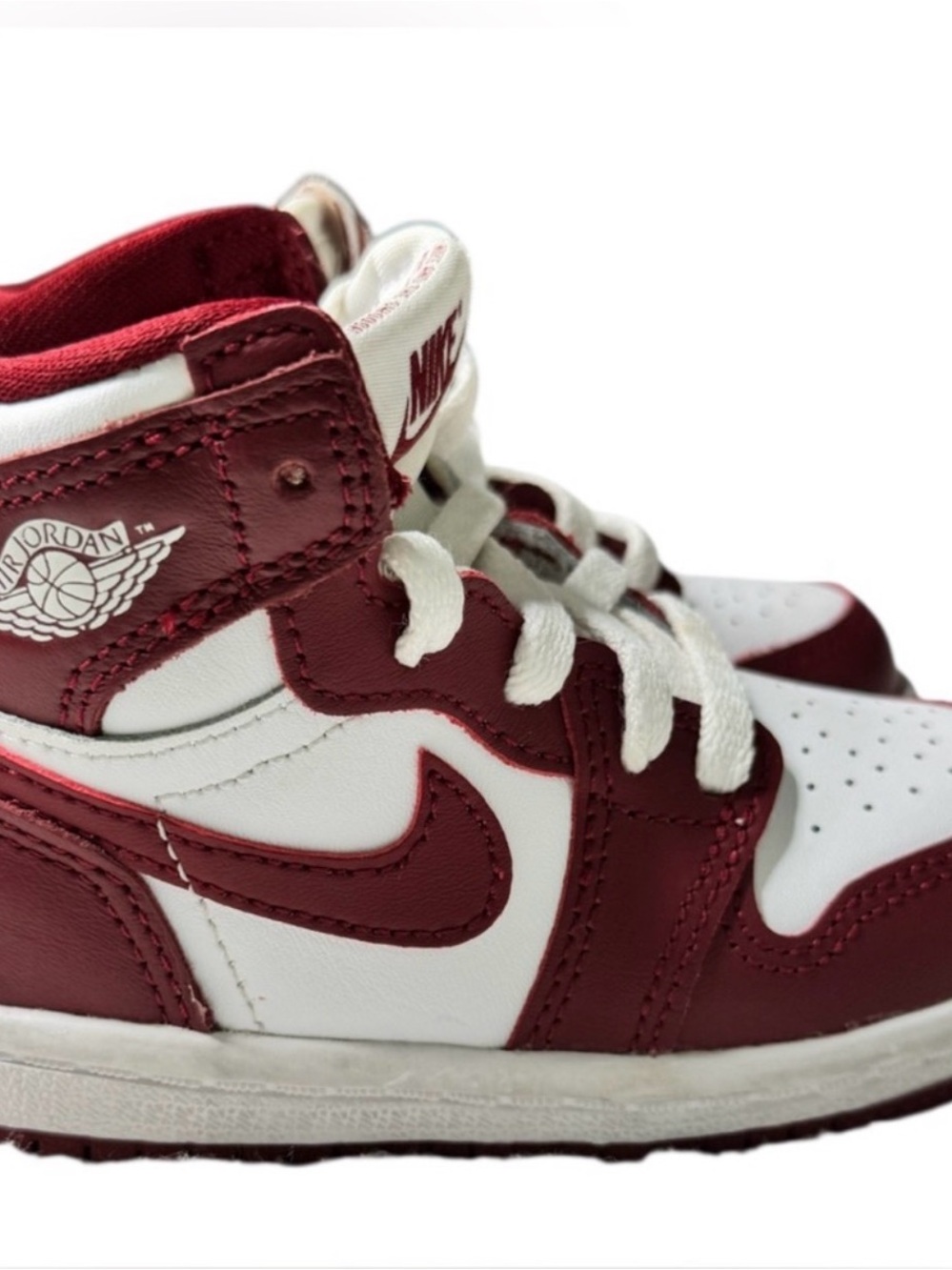 Fire Pink Jordan 1 Low Alt 6C & Jordan Toddler's Retro High Og Artisanal Red Wht - Picture 6 of 6